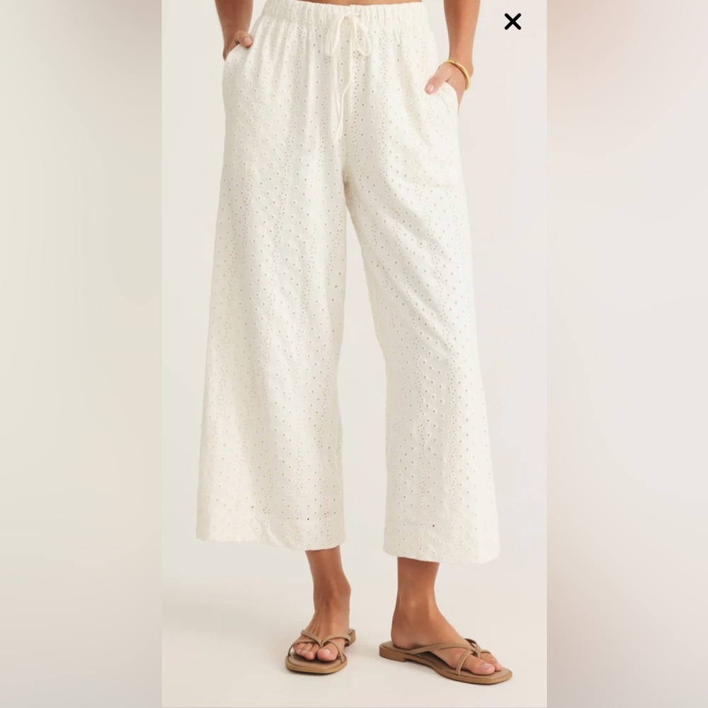 NWT Z Supply Romi Knit Eyelet Pant